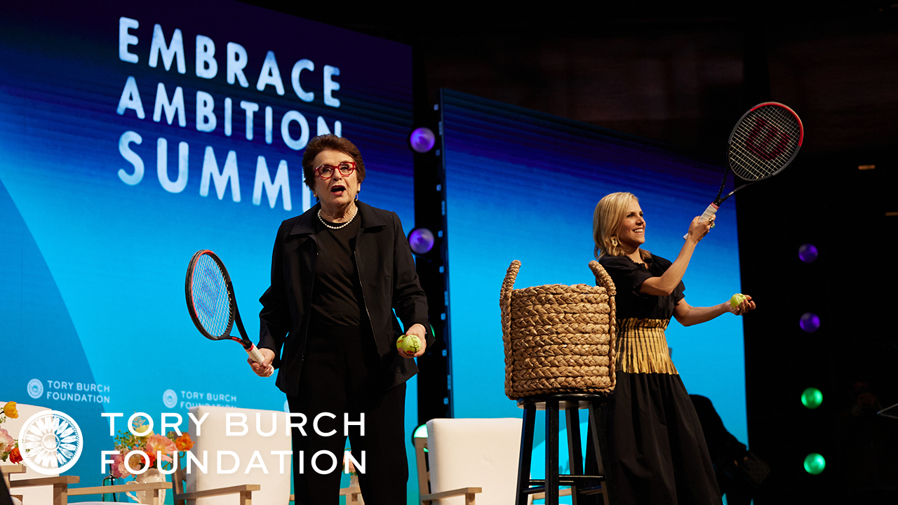 2022 Embrace Ambition Summit: Billie Jean King with Tory Burch