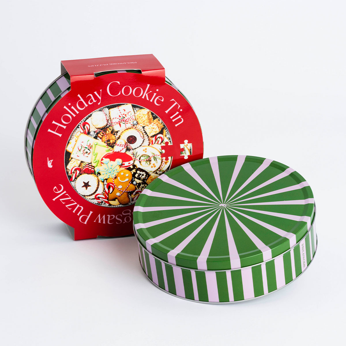 Holiday Cookie Tin Puzzle